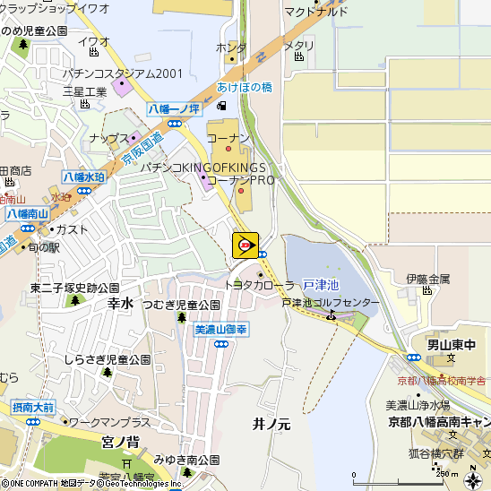 洛南タイヤ　株式会社付近の地図